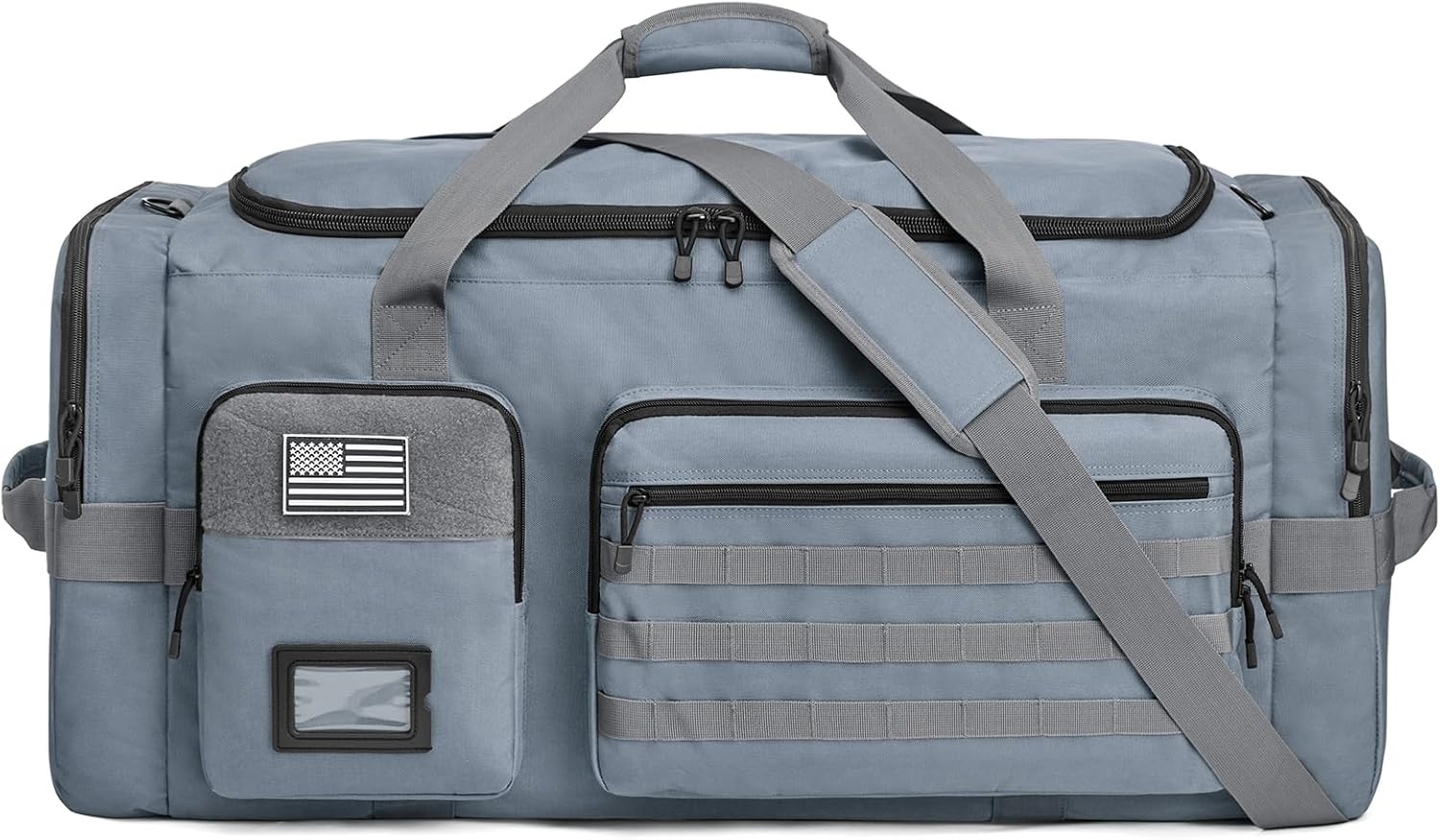 image:imageSZONE 130L Extra Large 3 in 1 Duffle Bag for Travel Gym Sport BackpackGrey